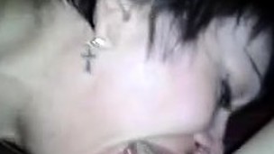 brunette blowjob amateur pov