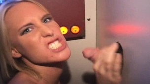 blonde blowjob handjob